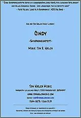 Jon Welch Notenblätter Cindy für 4 Saxophone (AA(T)TBar)