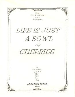 Ray Henderson Notenblätter Life is just a Bowl of Cherries