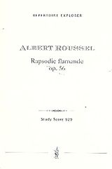 Albert Charles Paul Roussel Notenblätter Rhapsodie flamande op.56