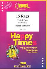 Henry Fillmore Notenblätter 15 Ragsfür Viola und Klavier