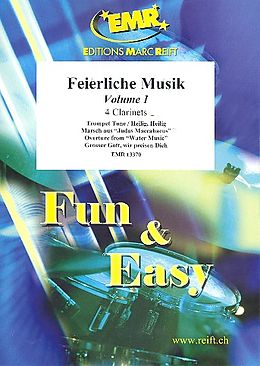  Notenblätter Feierliche Musik Band 1 für 4 Klarinetten