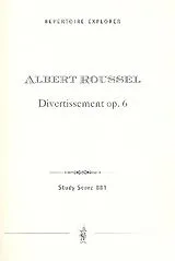 Albert Charles Paul Roussel Notenblätter Divertissement op.6 für Flöte, Oboe