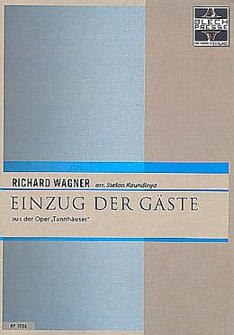 Richard Wagner Notenblätter Einzug der Gäste für 2 Trompete