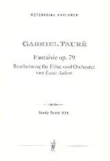 Gabriel Urbain Fauré Notenblätter Fantaisie op.79 für Flöte und Klavier