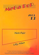 Lilly Allen Notenblätter Not Fairfür Klavier (en)