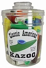  Instrumente+Zubehör Kazoo aus Kunststoff (Behälter mit 50 Stk