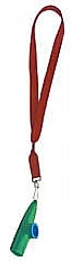  Instrumente+Zubehör Kazoo aus Kunststoff, mit Umhängeschnur