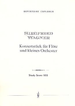 Siegfried Wagner Notenblätter Konzertstück für Flöte und