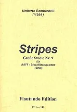 Umberto Bombardelli Notenblätter Stripes für 4 Blockflöten (AATT)