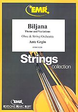 Ante Grgin Notenblätter Biljana for oboe and string orchestra