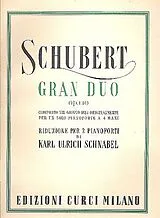 Franz Schubert Notenblätter Gran Duo op.140 per 2 pianoforti