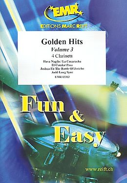  Notenblätter Golden Hits vol.3 for 4 clarinets