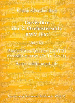 Johann Sebastian Bach Notenblätter Ouvertüre der Orchestersuite Nr.2
