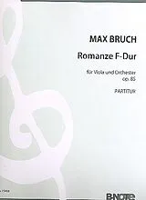 Max Bruch Notenblätter Romanze F-Dur op.85 für Viola