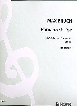Max Bruch Notenblätter Romanze F-Dur op.85 für Viola