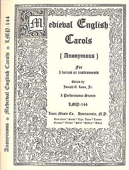  Notenblätter Medieval English Carols
