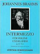 Johannes Brahms Notenblätter Intermezzo op.117,1