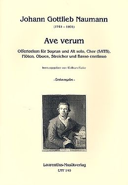 Johann Gottlieb Naumann Notenblätter Ave verum für Soli, gem Chor