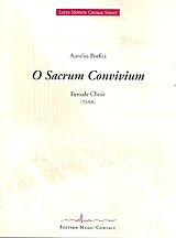Aurelio Porfiri Notenblätter O Sacrum Convivium für Frauenchor