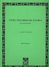 Albert Brussee Notenblätter 2 melodische Etüden im Salonstil
