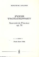 Peter Iljitsch Tschaikowsky Notenblätter Souvenir de Florence op.70