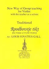  Notenblätter Roodborstje tiktfor 3 violins (ensemble)