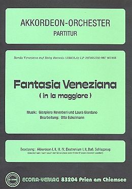 L. Giordano Notenblätter Fantasia Veneziana A-Dur für