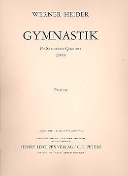 Werner Heider Notenblätter Gymantik