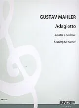 Gustav Mahler Notenblätter Adagietto aus der Sinfonie Nr.5