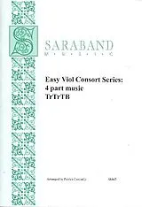 Michel Corrette Notenblätter Easy Viol Consort Series - 4-Part Music