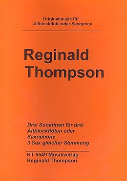 Reginald Thompson Notenblätter 3 Sonatinen