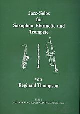Reginald Thompson Notenblätter Jazz-Solos Band 1