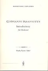 Giovanni Salviucci Notenblätter Introduzione für Orchester