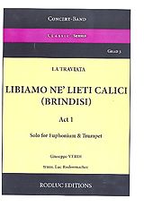 Giuseppe Verdi Notenblätter Libiamo ne lieti calici für Trompete