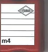  Instrumente+Zubehör Fidolino Notenlinien-Rollstempel m4
