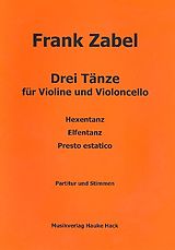 Frank Zabel Notenblätter 3 Tänze