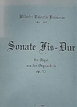 Wilhelm Adam Valentin Volckmar Notenblätter Sonate Fis-Dur aus op.50