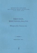 Michel Brusselmans Notenblätter Rhapsodie flamande für Orchester
