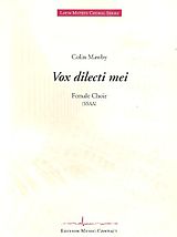 Colin Mawby Notenblätter Vox dilecti mei für Frauenchor a cappella