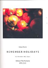 Viktor Fortin Notenblätter Remember Holidays für 2 Blockflöten