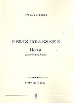 Felix Draeseke Notenblätter Herrat (Dietrich von Bern)