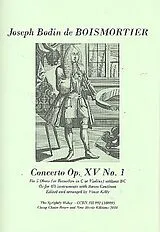 Joseph Bodin de Boismortier Notenblätter Concerto op.15,1