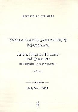 Wolfgang Amadeus Mozart Notenblätter Arien, Duette, Terzette und Quartette