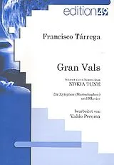 Francisco Tárrega Eixea Notenblätter Gran vals für Xylophon (Marimbaphon)