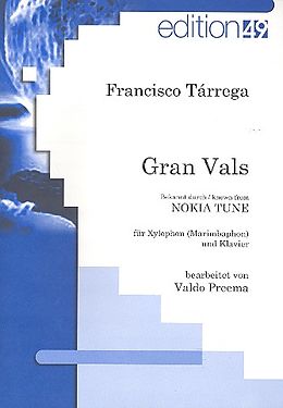 Francisco Tárrega Eixea Notenblätter Gran vals für Xylophon (Marimbaphon)