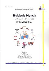 Roland Winkler Notenblätter Hubbub March für 3 Snare Drums