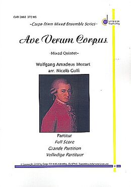 Wolfgang Amadeus Mozart Notenblätter Ave verum corpus für Flöte, Oboe