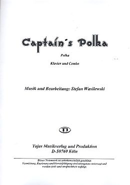 Stefan Wasilewski Notenblätter Captains Polkafür Klavier und Combo
