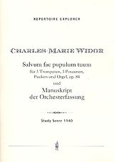 Charles Marie Jean Albert Widor Notenblätter Salvum fac populum tuum op.84 für