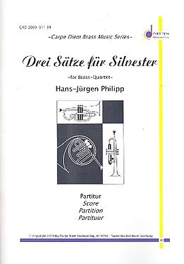 Hans-Jürgen Philipp Notenblätter 3 Sätze für Silvester für 2 Trompeten